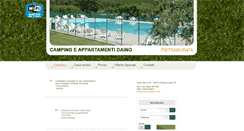 Desktop Screenshot of campingdaino.com