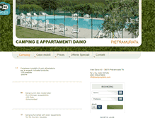 Tablet Screenshot of campingdaino.com